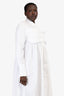 Simone Rocha White Lace Detail Shirt Dress Size 10 UK