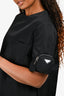 Prada 2020 Re-Nylon Short Sleeve Mini Dress Size 44 with Detachable Pouch