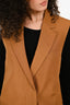 Gucci Brown Long Vest Jacket Size 40