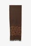 Vivienne Westwood Brown Wool Scarf