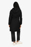 Prada Black Nylon Layered Vest Coat Size 38