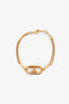 Celine Gold Tone Triomphe Suspended Bracelet