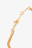 Celine Gold Tone Triomphe Suspended Bracelet