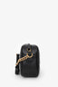 Gucci Black Leather GG Marmont Small Camera Crossbody Bag