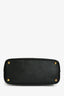 Prada Black Saffiano Leather Double Zip Tote