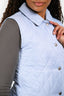 Burberry London Blue Quilted Lightweight Vest Estimated Size M