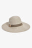 Loro Piana Brown Felt Logo Wide Brim Hat Size M