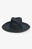 Hermes Blue Denim Wide Brim Hat Size 56