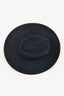 Hermes Blue Denim Wide Brim Hat Size 56