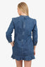 Self Portrait Denim Long-Sleeve Dress Size 12
