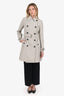 MaxMara Weekend Grey Quilted Coat Size 6