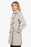 MaxMara Weekend Grey Quilted Coat Size 6