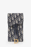 Christian Dior Blue Logo Saddle Pouch