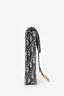 Christian Dior Blue Logo Saddle Pouch