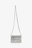 Christian Dior Silver Diorama Wallet on Chain