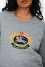 Burberry Grey Logo Embroidered Crewneck Sweater Size XS