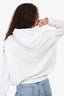 Stella McCartney White Logo Printed Hoodie Size 36