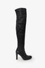 Stuart Weitzman Black Leather Knee High Boots Size 9
