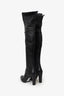 Stuart Weitzman Black Leather Knee High Boots Size 9