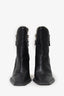 Alexander Wang Black Leather Square-Toe Ankle Boot Size 39.5