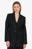By Malene Birger Black Single Breasted Blazer Size 38