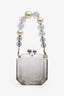 Theyknow Grey Acrylic Faux Pearl Mini Top Handle