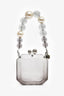 Theyknow Grey Acrylic Faux Pearl Mini Top Handle