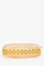 Vanina Hand Beaded Pearlescent Shell 'Noisette' Mini Top Handle Bag