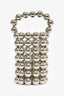Vanina Silver Beaded 'Camino' Mini Bucket Bag