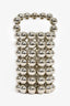 Vanina Silver Beaded 'Camino' Mini Bucket Bag
