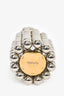 Vanina Silver Beaded 'Camino' Mini Bucket Bag