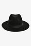 Lack Of Colour Black Wide Brim Hat Size L