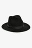 Lack Of Colour Black Wide Brim Hat Size L