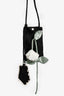 Passage du Vent Black Fabric Mini Phone Pouch