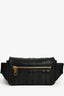 Burberry Black Leather TB Monogram 'Lola' Belt Bag