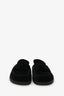 Hermès Black Suede Leather 'Go Mules' Size 36