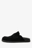 Hermès Black Suede Leather 'Go Mules' Size 36