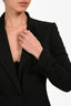 Dolce & Gabbana Black Wool Lace Back Blazer Size 38
