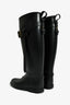 Burberry Black Trim Rubber Rain Boots Size 37