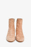 Gianvito Rossi Pink Suede 'Margaux' Ankle Boots Size 36