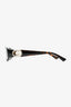 Gucci Brown Tortoise Acrylic Slim GG Sunglasses