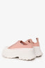 Alexander McQueen Pink Canvas Oversize Sneakers Size 35.5