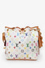 Louis Vuitton x Takashi Murakami 2008 White Monogram Bucket Bag