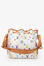 Louis Vuitton x Takashi Murakami 2008 White Monogram Bucket Bag