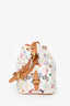 Louis Vuitton x Takashi Murakami 2008 White Monogram Bucket Bag