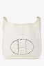 Hermes 2006 White Epsom Evelyn 33