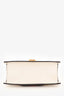 Gucci White Leather Mini Sylvie Top Handle