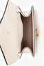 Gucci White Leather Mini Sylvie Top Handle