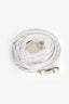 Gucci White Leather Mini Sylvie Top Handle
