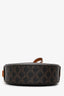 Celine 2020 Brown Canvas/Leather Triomphe Round Crossbody